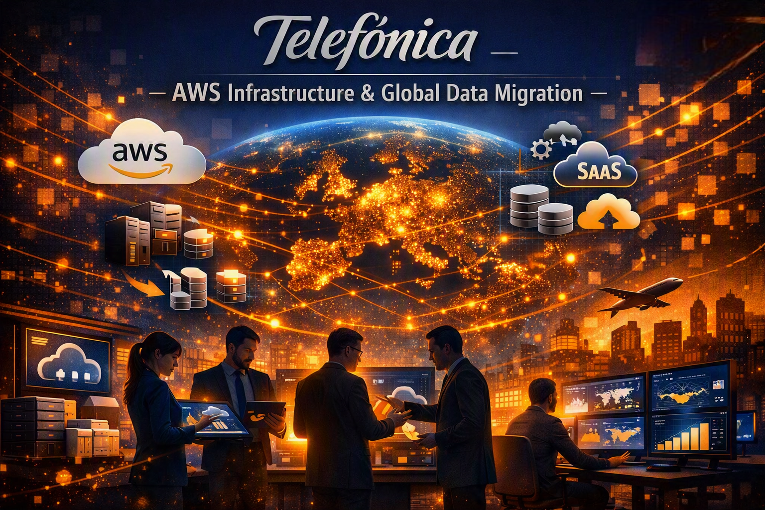 Telefónica AWS Infrastructure & Global Data Migration