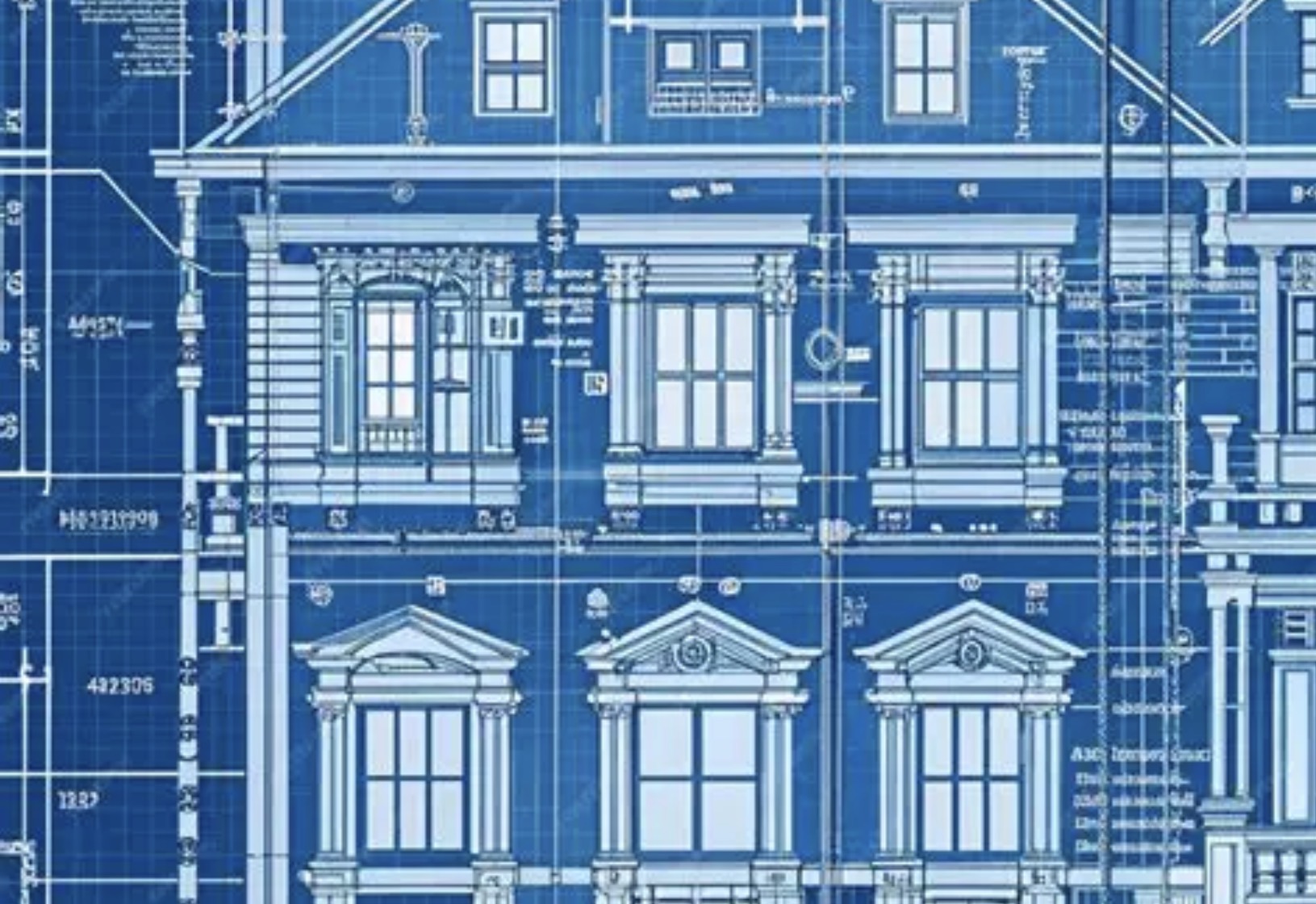 Technical blueprint architecture layers