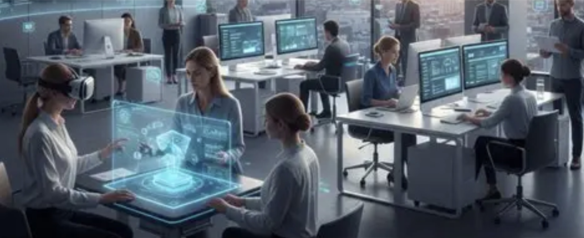 Modern workplace collaboration interface